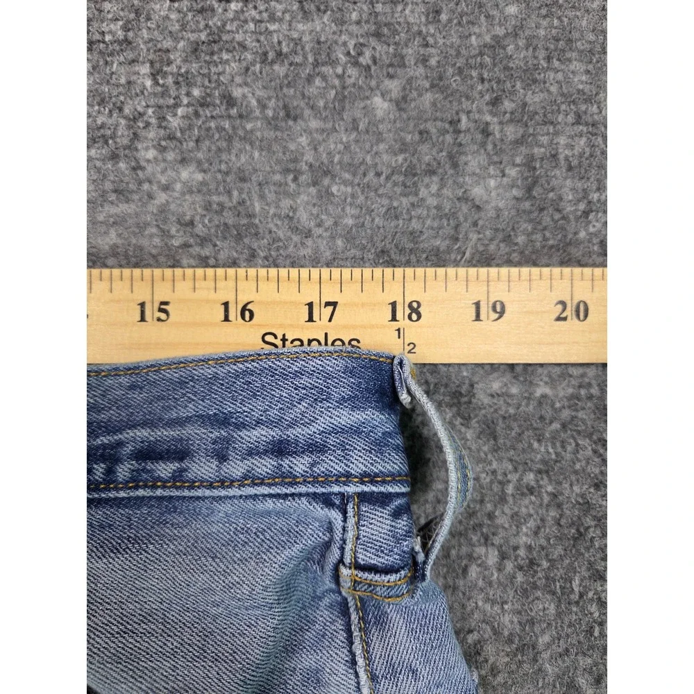 Vintage Levi's 501 Original Fit Jeans Mens 38x32 Blue Light Wash Straight Leg